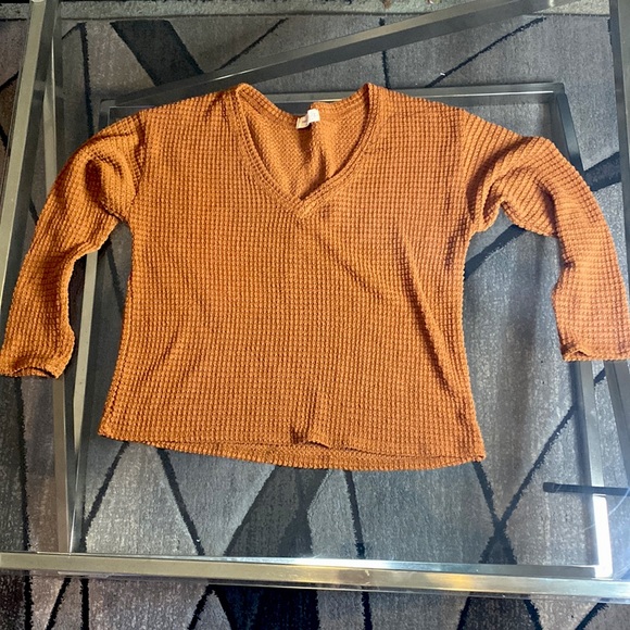 Brand : Sweet Lilac  Brown Knitted Sweatshirt - Picture 1 of 1